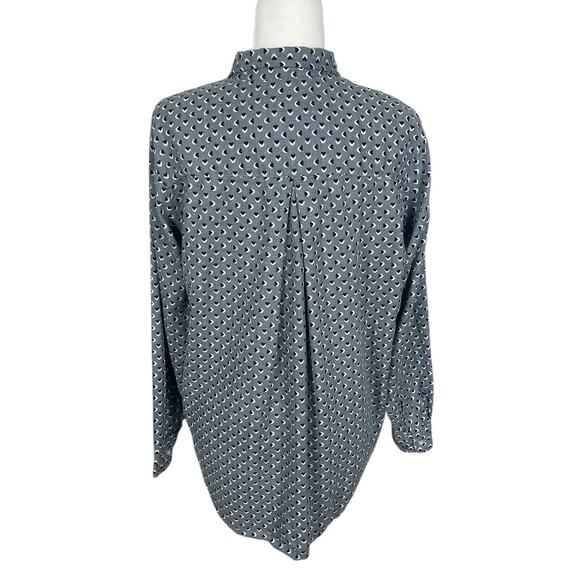 Grayson The Hero Button Up Shirt Hearts Lyocell Size 3 Medium Classic - Picture 7 of 14